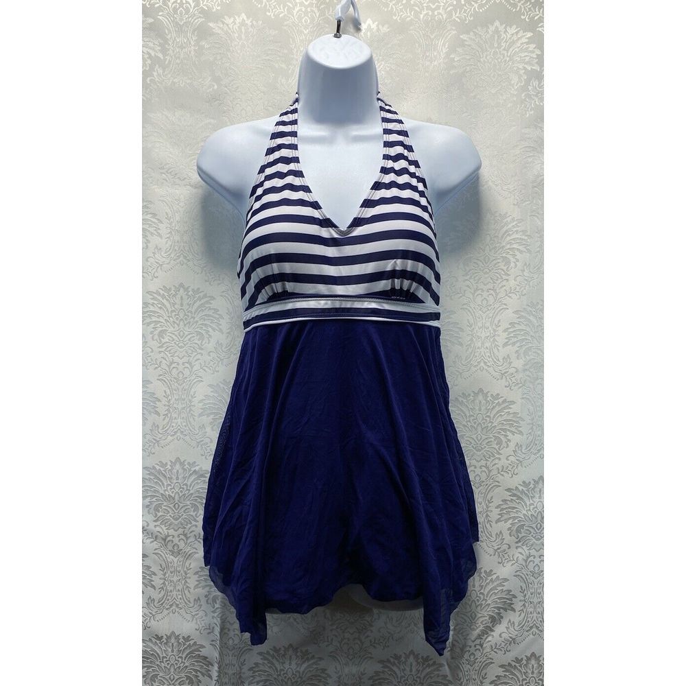 American Trends Bathing Suits Tummy Control Womens Mesh Swimdress One Piece Swim